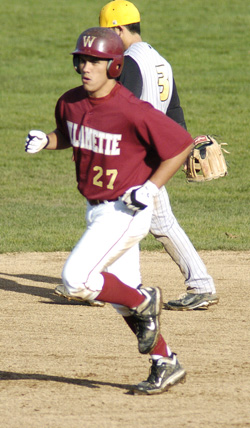 Koon Belts 3-Run Homer in 7-3 Win, as Bearcats Split Twinbill with #1 Linfield