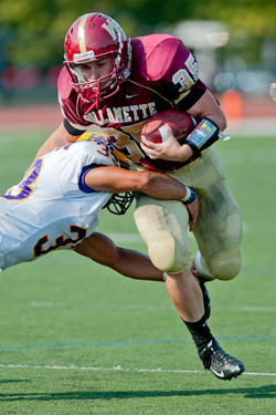Whitworth Defeats Willamette, 25-24, in Two Overtimes