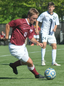 Jensen Converts Penalty Kick as Bearcats Tie Boxers, 1-1 in Two Overtimes
