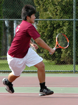 Bearcats Use Strong Singles Play to Down Linfield, 6-3