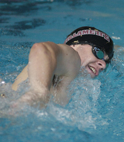 Pacific Outscores Willamette in Swimming
