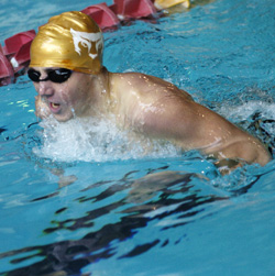 Guffey Finishes 4th in 100 Free and 13th in 500 Free at CAT Open
