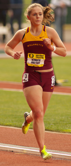 Mattox Breaks Willamette's Record in the 1,500-meter Run at 4:28.11