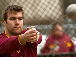 Collins Improves Provisional Qualifying Mark in Hammer Throw at GFU Last Chance