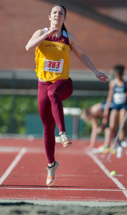 Daniel Sets School Record of 38' 6.75