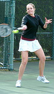 Agarycheva Advances to Semifinals in Women's Tennis Regional Action